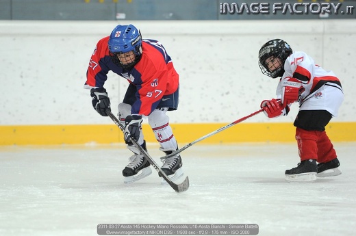 2011-03-27 Aosta 145 Hockey Milano Rossoblu U10-Aosta Bianchi - Simone Battelli